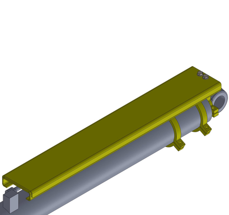 Osłona tłoczyska, koparko ładowarka Komatsu WB 93S